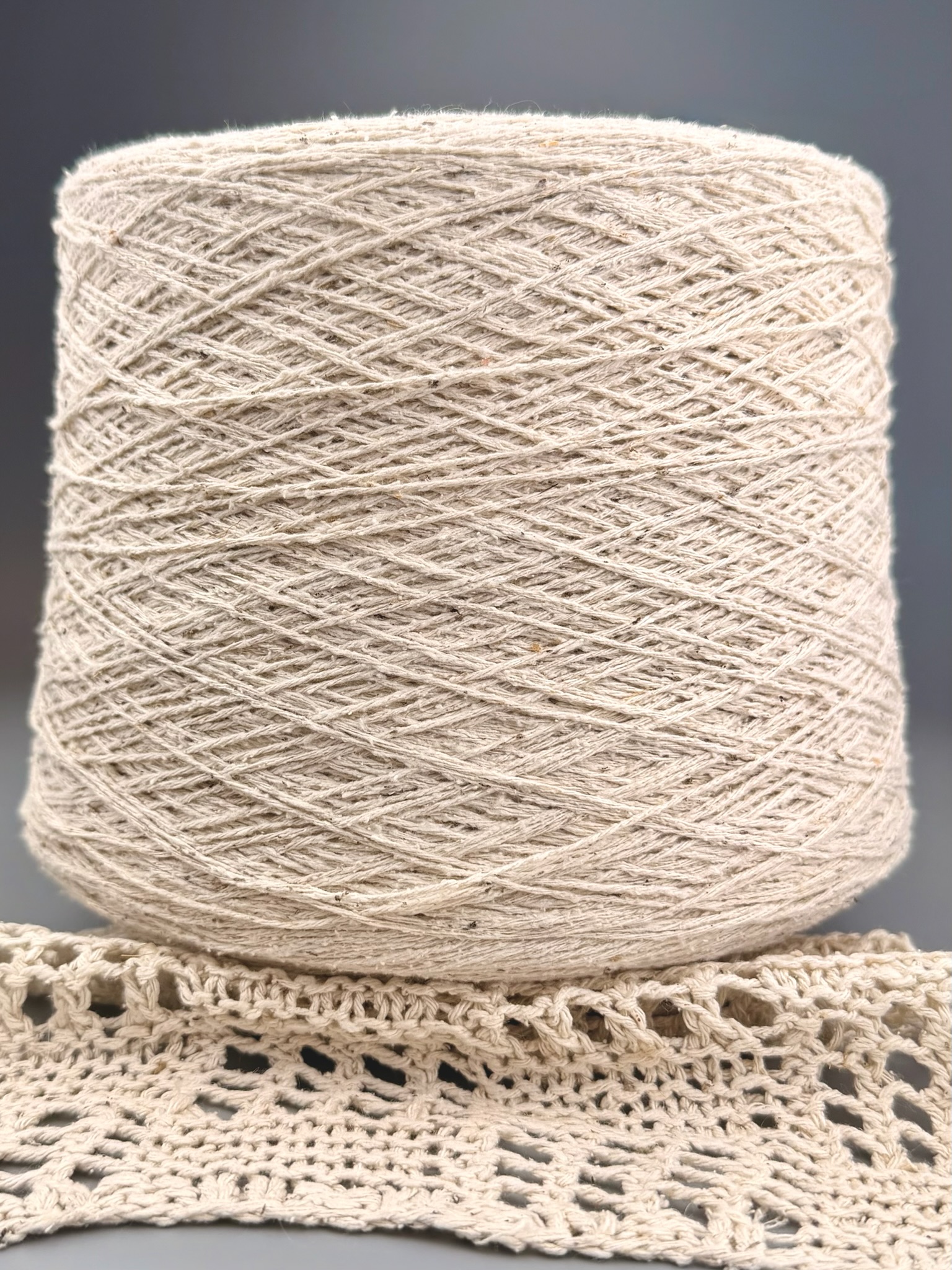 Seta Bourette FBsilk – Bouretteseide 100% Naturbeige foto 2